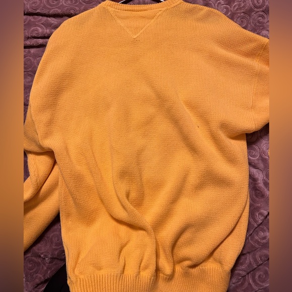 Tommy Crew Neck Yellow Sweatshirt - Picture 4 of 5